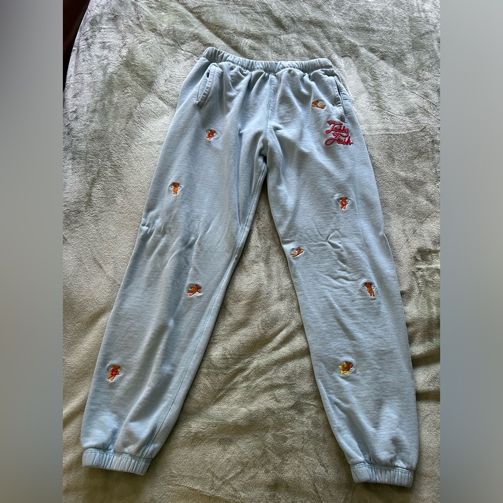 Teddy Fresh Angel Bear Baby Blue Pants Women’s Large